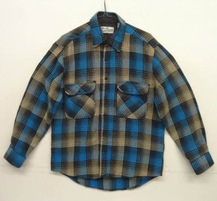 画像: 80'S SEARS ROEBUCK ウール 長袖シャツ チェック柄 (VINTAGE) 「L/S Shirt」入荷しました。