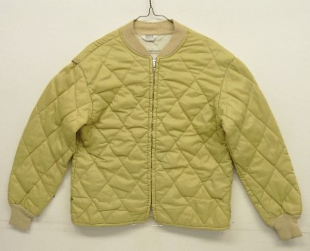 画像: 70'S MONTGOMERY WARD 裏地サーマル キルティングジャケット YKKアルミジップ ベージュ (VINTAGE) 「Jacket」入荷しました。