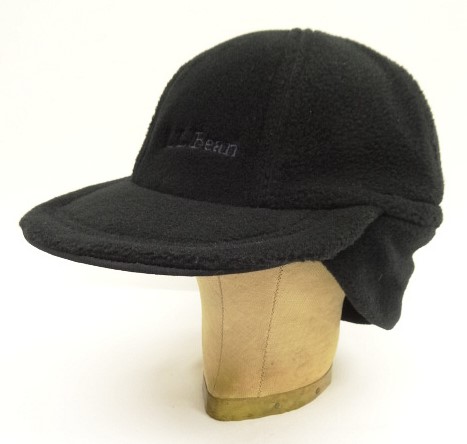 画像: 90'S LL Bean "POLARTEC" 耳当て付き フリースキャップ ブラック USA製 (VINTAGE) 「Cap」入荷しました。