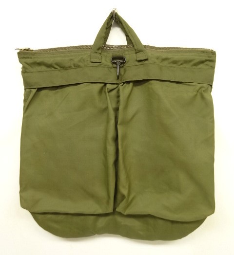 画像: 80'S アメリカ軍 USAF フライヤーズ ヘルメットバッグ SERVALブラスジップ (VINTAGE) 「Bag」入荷しました。