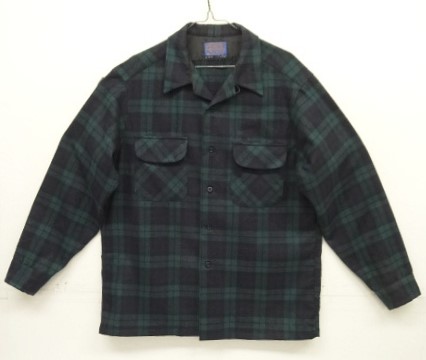 画像: 70'S PENDLETON "BOARD SHIRT" ウール オープンカラーシャツ ブラックウォッチ USA製 (VINTAGE) 「L/S Shirt」入荷しました。