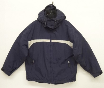 画像: 00'S GAP 旧タグ 裏フリース フード付き ナイロンジャケット ネイビー/ホワイト (VINTAGE) 「Jacket」入荷しました。