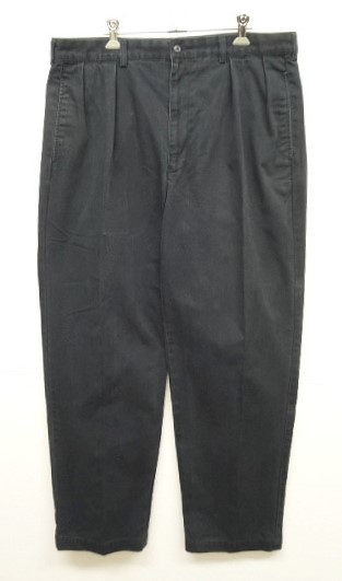 画像: 90'S RALPH LAUREN "ANDREW PANT" ツープリーツ チノパンツ ブラック (VINTAGE) 「Bottoms」入荷しました。