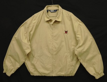 画像: 90'S RALPH LAUREN チンスト付き ポプリン ドリズラージャケット ベージュ (VINTAGE) 「Jacket」入荷しました。