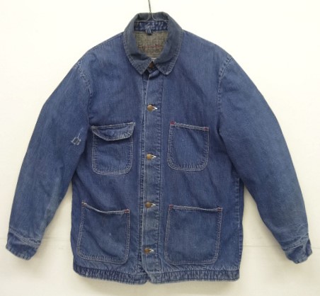 画像: 70'S WRANGLER 裏地ブランケット デニム カバーオール インディゴ USA製 (VINTAGE) 「Jacket」入荷しました。