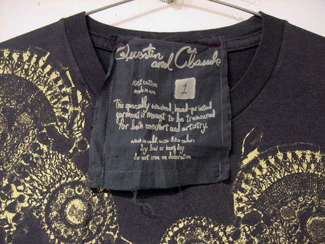 画像: quentine & claude 「T-shirt」 入荷しました。