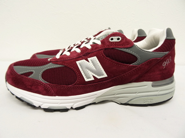 画像: NEW BALANCE MR993BU バーガンディ USA製 (NEW)