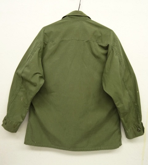 画像: 60'S アメリカ軍 US ARMY "JUNGLE FATIGUE 4th" リップストップ ファティーグジャケット M-SHORT (VINTAGE)