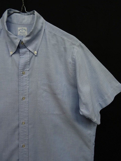 画像: 70'S BROOKS BROTHERS "6ボタン" オックスフォード BDシャツ ブルー USA製 (VINTAGE)