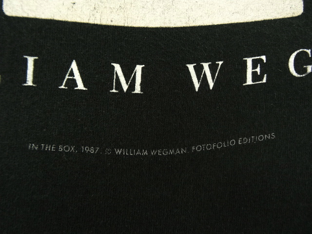 画像: 80'S WILLIAM WEGMAN "IN THE BOX" FOTOFOLIO製 Tシャツ USA製 (VINTAGE)