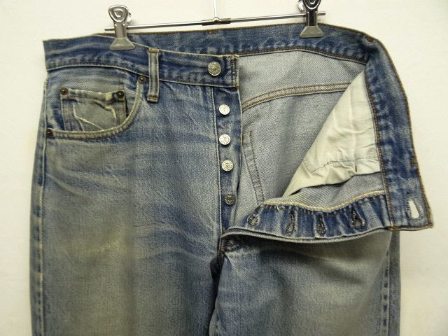 画像: 80'S LEVIS 501 66後期 赤耳 デニム USA製 (VINTAGE)