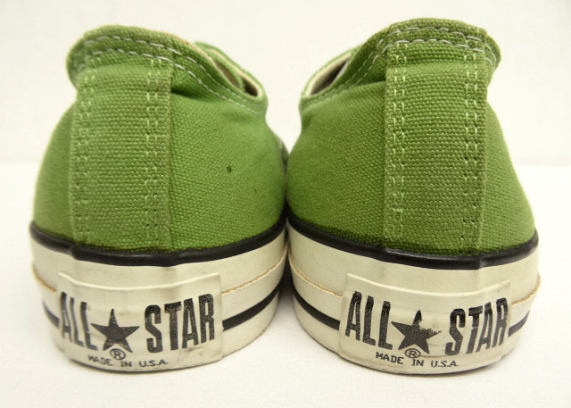 画像: 90'S CONVERSE "ALL STAR LO" キャンバススニーカー LT GREEN USA製 (VINTAGE)