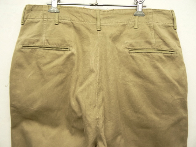 画像: 50'S アメリカ軍 US ARMY "45KHAKI" ボタンフライ チノパンツ (VINTAGE)