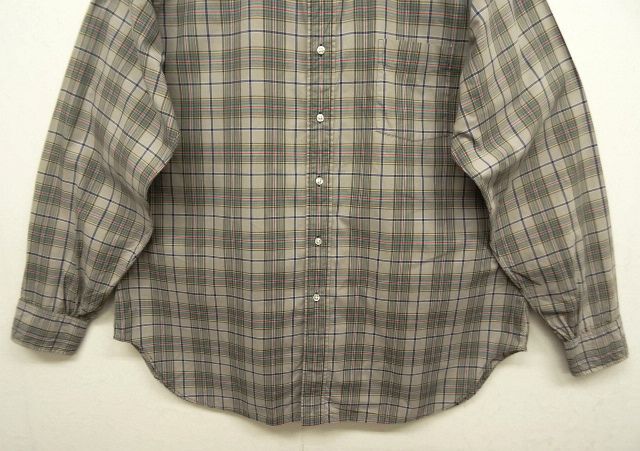 画像: 70'S CABLE CAR CLOTHIERS "R&O HAWICK製ファブリック" ポプリン BDシャツ USA製 (VINTAGE)