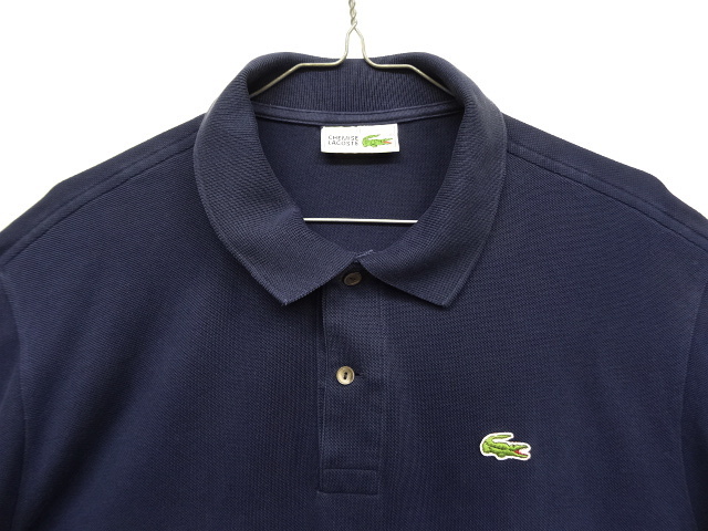 画像: 80'S CHEMISE LACOSTE ポロシャツ ネイビー フランス製 (VINTAGE)