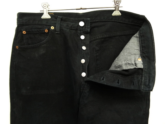 画像: 90'S EURO LEVIS 501 デニム BLACK UK製 W34L30 (VINTAGE)