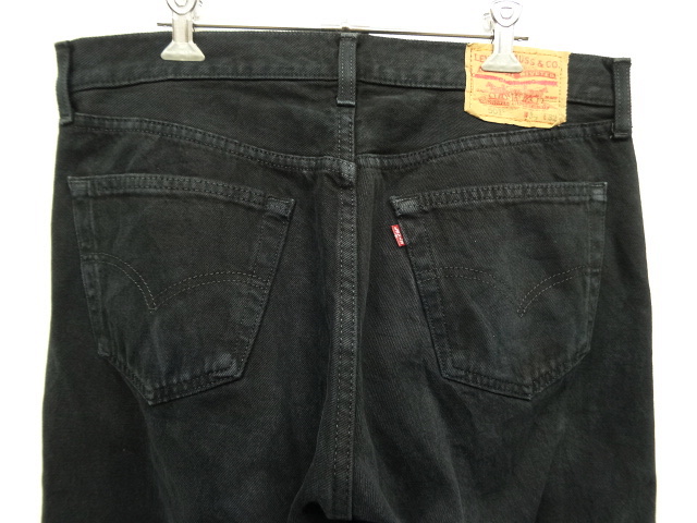 画像: 90'S EURO LEVIS 501 デニム BLACK UK製 W34L30 (VINTAGE)