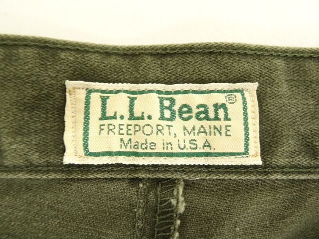 画像: 80'S LL Bean ツープリーツ チノパンツ 42TALONジップ USA製 (DEADSTOCK)