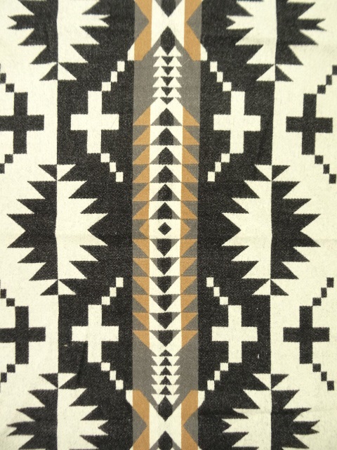 画像: PENDLETON ウールラグ ネイティブ柄 177cm x 94cm USA製 (USED)