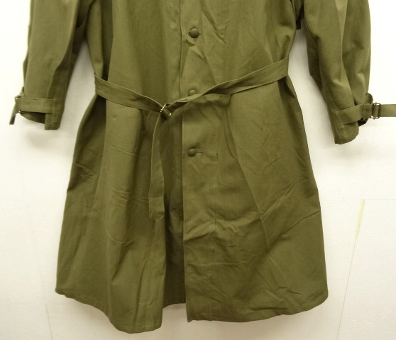 画像: 50'S フランス軍 モーターサイクルコート KHAKI (DEADSTOCK)