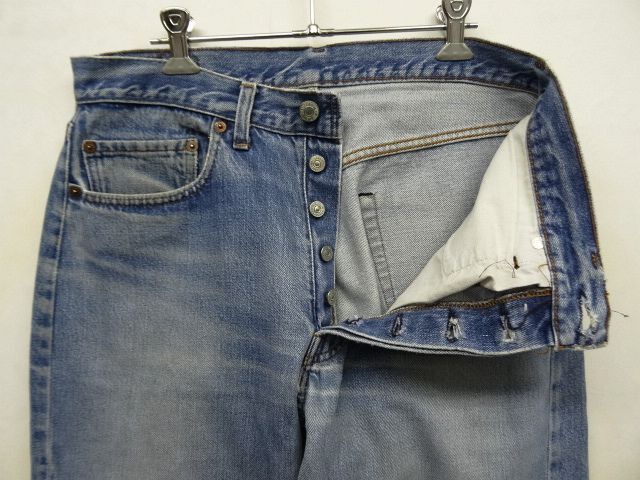 画像: 80'S LEVIS 501 赤耳 デニム USA製 W33L31 (VINTAGE)