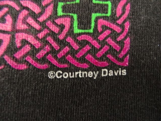 画像: 90'S FASHION VICTIM "COURTNEY DAVIS" シングルステッチ 半袖 Tシャツ ブラック USA製 (VINTAGE)