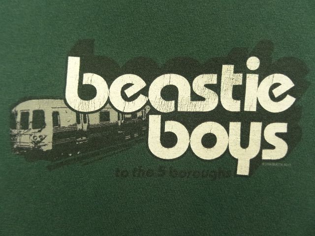 画像: 04'S BEASTIE BOYS "TO THE 5 BOROUGHS" 半袖 Tシャツ グリーン (VINTAGE)