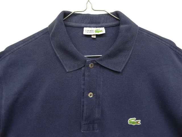 画像: 70'S CHEMISE LACOSTE "T.I.M S.A製" ポロシャツ ネイビー  フランス製 (VINTAGE)