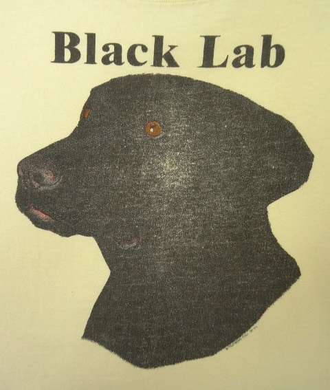 画像: 90'S BLACK LAB シングルステッチ 半袖 Tシャツ オフホワイト USA製 (VINTAGE)