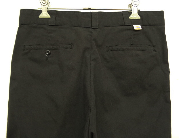 画像: 80'S DICKIES 874 ワークパンツ ブラック USA製 (VINTAGE)