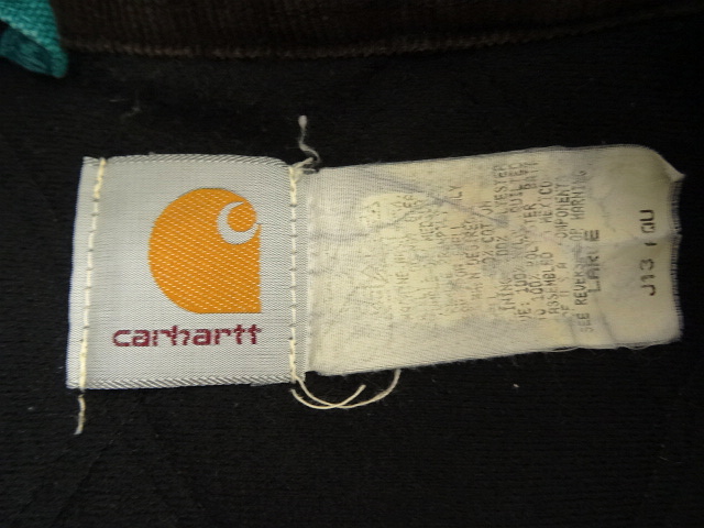 画像: 90'S CARHARTT "SANTAFE JACKET" 裏地付き ダックジャケット アクア (VINTAGE)