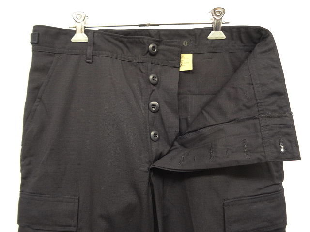 画像: 90'S アメリカ軍 US ARMY "BLACK 357" リップストップ カーゴパンツ SMALL-SHORT (DEADSTOCK)