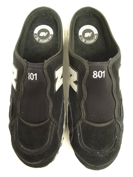 画像: NEW BALANCE 801 "ALL TERRAIN" スウェード スリッポン BLACK (USED)