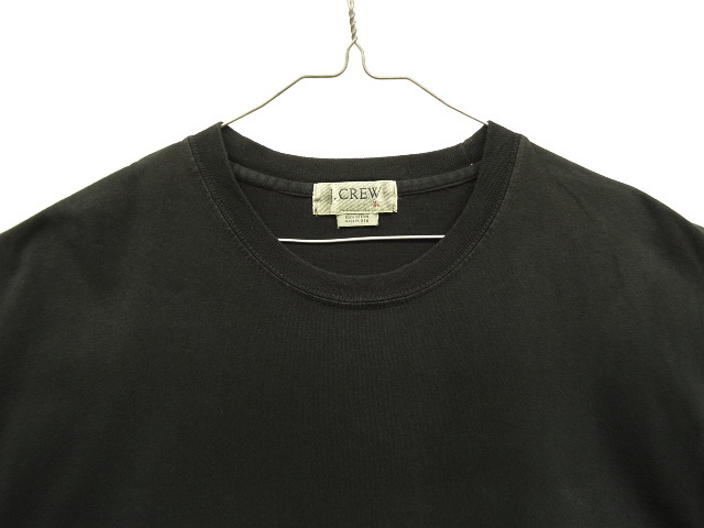 画像: 90'S J.CREW コットン100% 半袖 Tシャツ ブラック USA製 (DEADSTOCK)