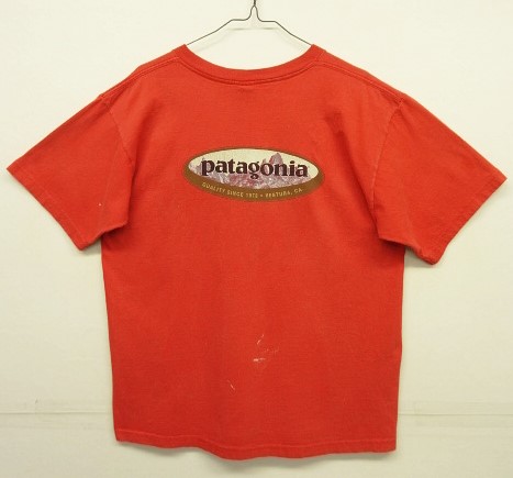 OLDパタゴニア　バックプリントTシャツ