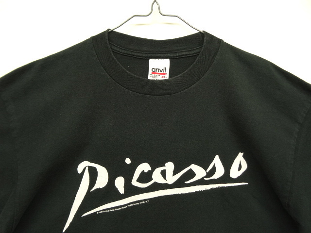 画像: 90'S PICASSO x HIGH MUSEUM OF ART 半袖 Tシャツ USA製 (VINTAGE)