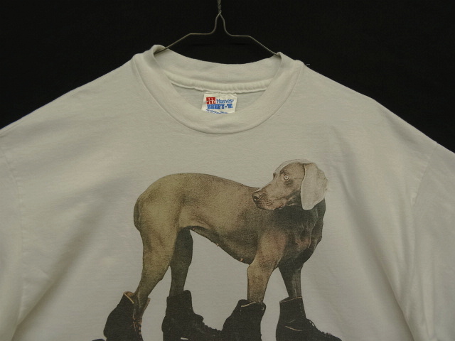 画像: 90'S WILLIAM WEGMAN "ROLLER ROVER" FOTOFOLIO製 半袖 Tシャツ USA製 (VINTAGE)