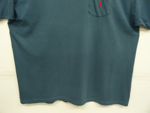 90's POLO Ralph Lauren VネックTシャツ シングルステッチ | adventure