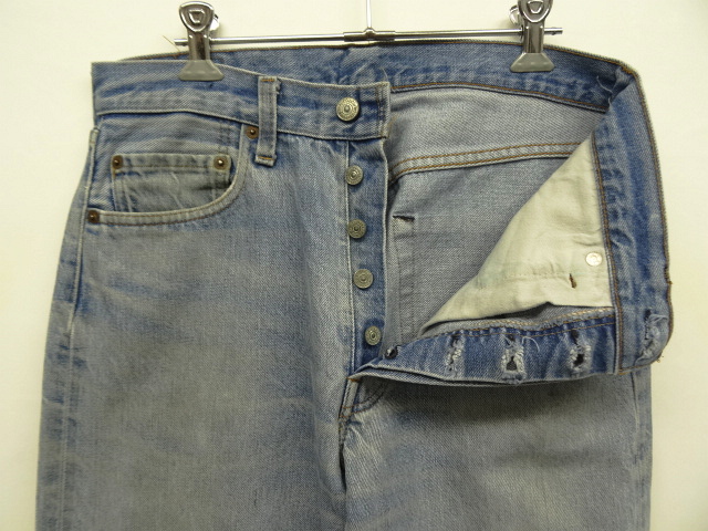 画像: 80'S LEVIS 501 赤耳 デニム インディゴ USA製 W31L36 (VINTAGE)