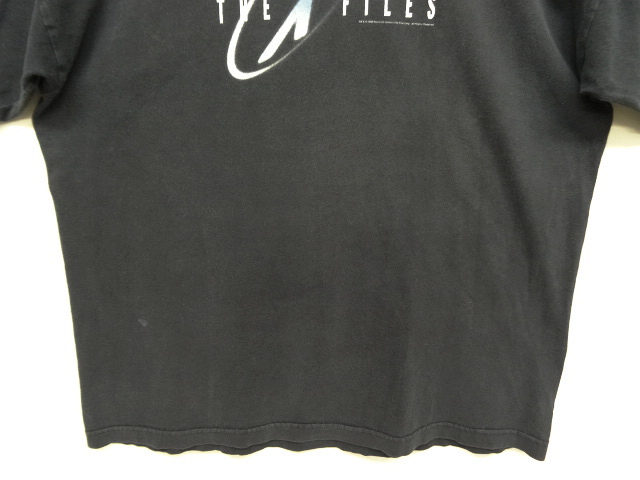 画像: 90'S THE X FILES 両面プリント 半袖 Tシャツ ブラック USA製 (VINTAGE)