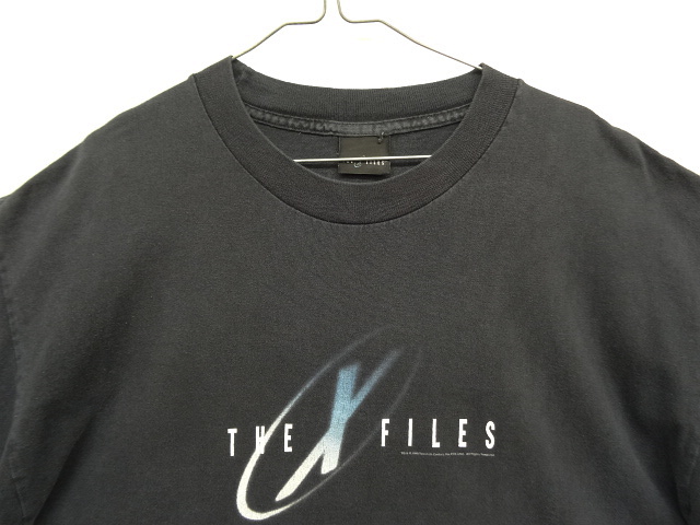 画像: 90'S THE X FILES 両面プリント 半袖 Tシャツ ブラック USA製 (VINTAGE)