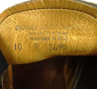 画像: 70'S アメリカ軍 US NAVY "ADDISON SHOE CO製" 茶芯 レザー チャッカブーツ (VINTAGE)