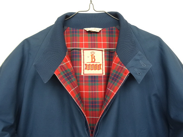 画像: BARACUTA G9 ハリントンジャケット ネイビー イングランド製 (USED)