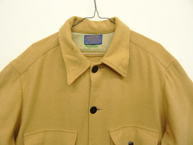 画像: 70'S PENDLETON 2ポケット ウールジャケット マスタード USA製 (VINTAGE)