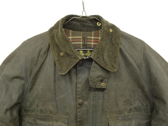 画像: 80'S BARBOUR 3クレスト "4POCKET BEDALE" オイルドジャケット NAVY イングランド製 (VINTAGE)