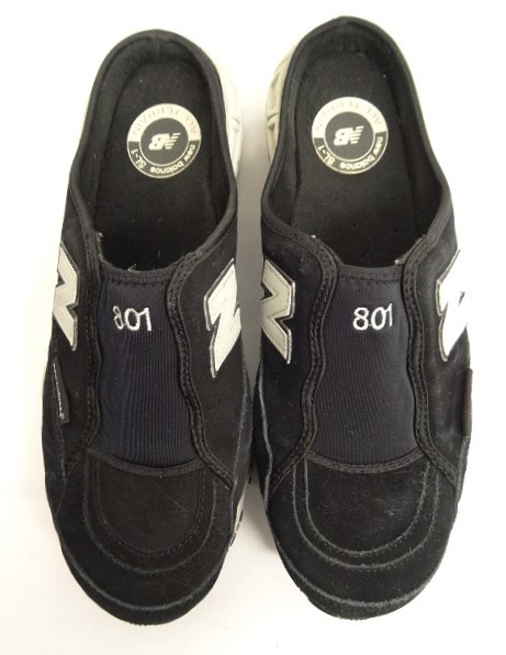 画像: NEW BALANCE 801 "ALL TERRAIN" スウェード スリッポン BLACK (USED)