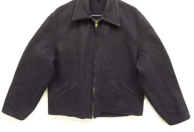 画像: 60'S UNKNOWN ウール スポーツジャケット COATS&CLARKジップ USA製 (VINTAGE)