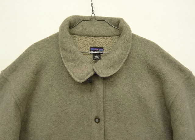 画像: 90'S PATAGONIA シンチラシャーリングコート グレーベージュ USA製 (VINTAGE)