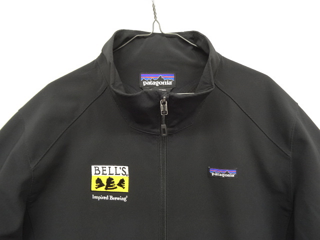 画像: PATAGONIA x BELL'S 企業物コラボ 裏地付き ストレッチシェルジャケット ブラック (DEADSTOCK)