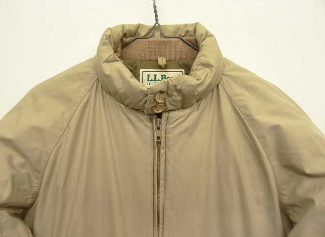 画像: 80'S LL Bean グースダウン入り ドリズラージャケット ベージュ USA製 (VINTAGE)